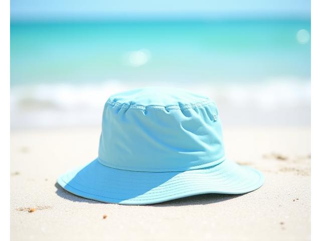 Coastline Bucket Hat, a stylish and practical light blue bucket hat perfect for casual paddling and shore activities.